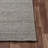 Modern Solid Hand-Made Hand-Woven Wool/Cotton Area Rug-476306432