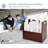 Adiroffice 50-Compartment Mobile Wood Roll File Storage Organizer-87103939
