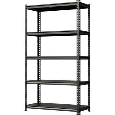 5-Tier Heavy Duty Metal Shelving Unit, Adjustable Garage Storage Rack, 3800 lbs Capacity, 36 x 16 x 72 in
