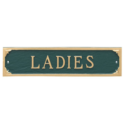 Weather Resistant Metal Garden Plaque