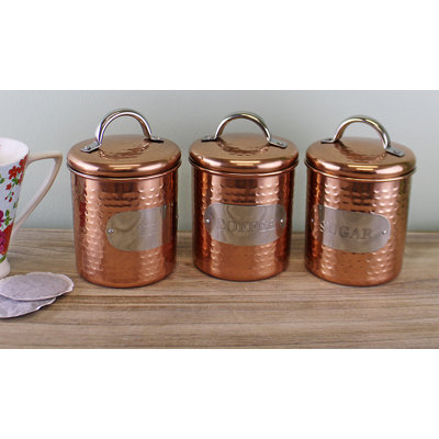 Metal Jar - Set of 3