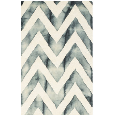 Danny Hand Tufted Wool Chevron Rug