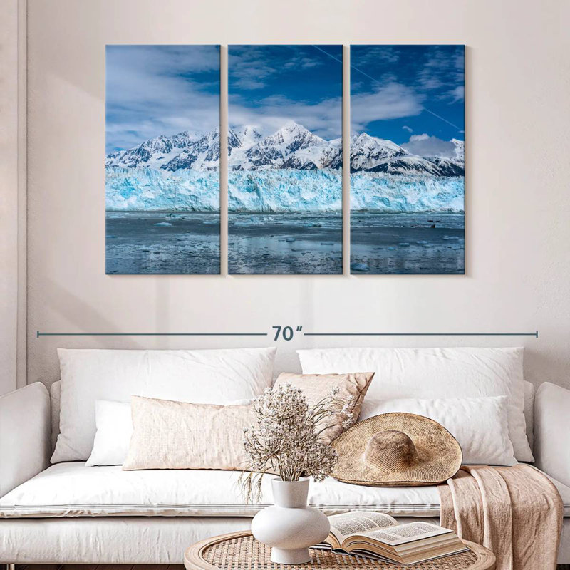 Montagnes glaciaires Sebbie Hubbarb, H 32 po x l 50 po