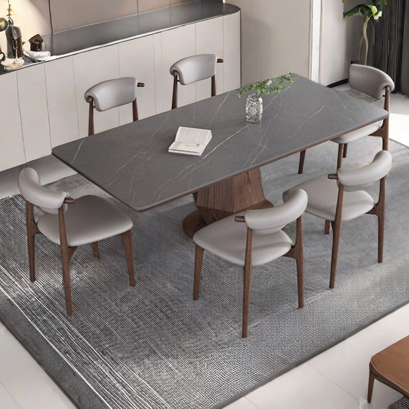 Ensemble de salle à manger rectangulaire 62,9 po x l 31,49 po 62 po