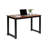 47 Inch Computer Desk, Home & Office PC Laptop Study Writing Table Workstation With Leg Bars, Modern Simple Industrial Style, Rustic Brown