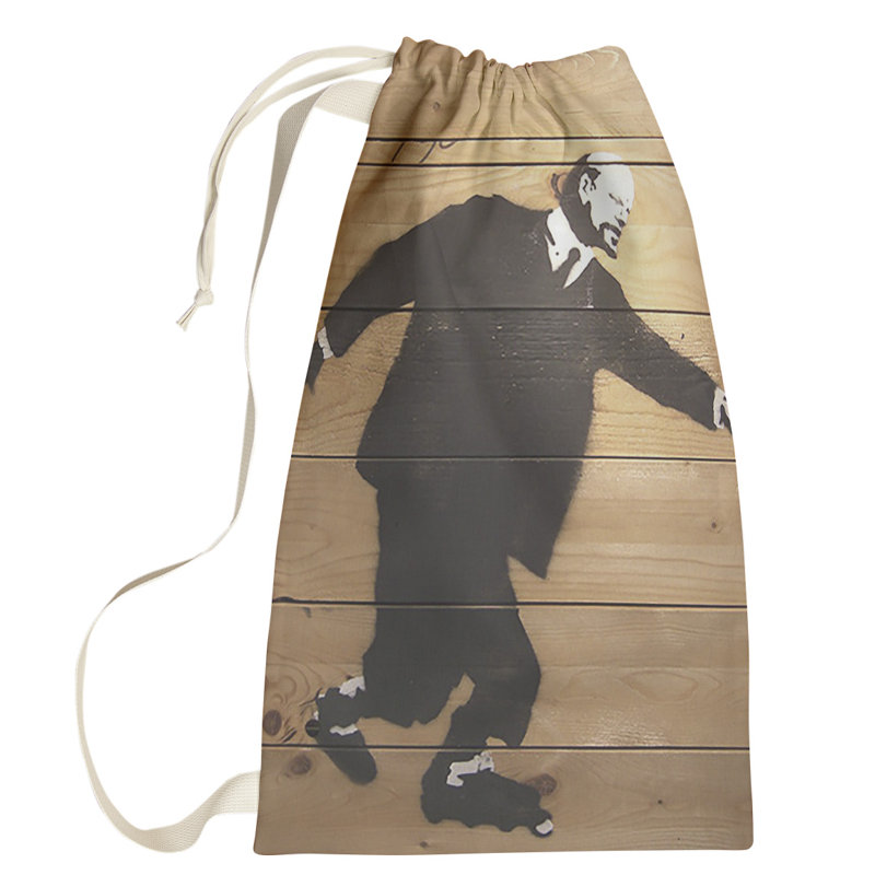Fabric Laundry Bag with Handles, Small (29" H x 18" W x 1" D)