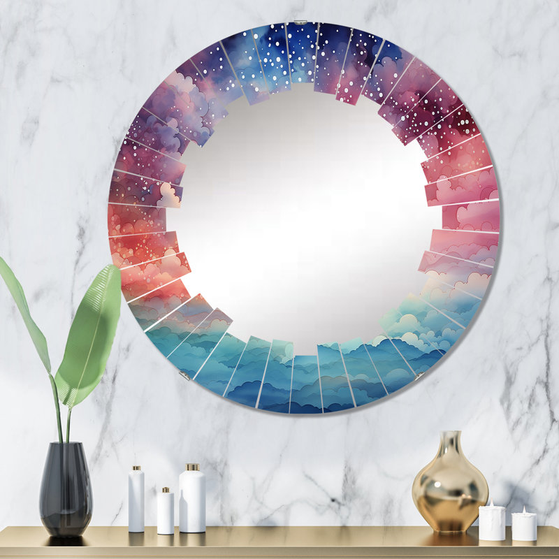 Unionvale - Miroir mural rond, 32 po x 32 po