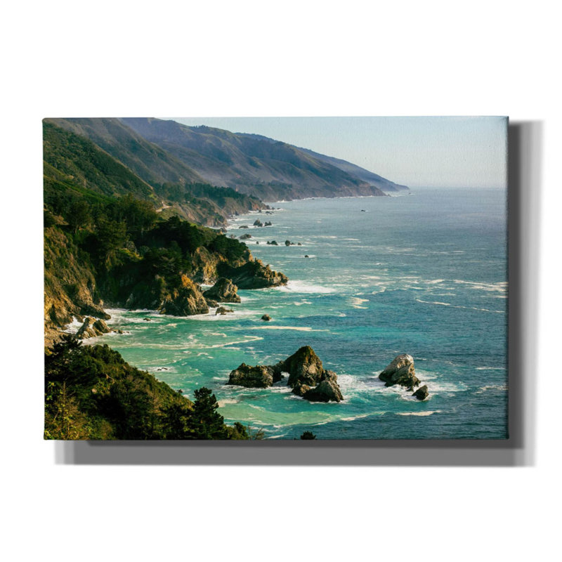«Cali - Big Sur» par Epic Portfolio, art mural sur toile, H 18 po x l 26 po x P 0,75 po