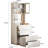 31 Vanity Table With 63.34 In Height, 19.21 Depth, 15.81 Width, 77.17 Lb Weight, Led Mirror, 5 Storage Spaces, White , Stool For Bedroom Stool,
