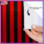 Red Black Stripes Shower Curtains Extra Long-886207641