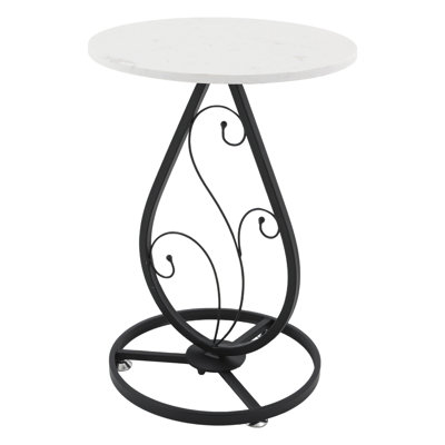 Round Side Table End Table