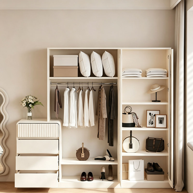 Garde-robe de style crème français