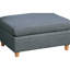 Canapé modulaire 7 pièces en tissu de couleur gris acier, avec 4 coins, 2 chaises sans accoudoirs, pour la couleur de la maison, intérieur moderne
