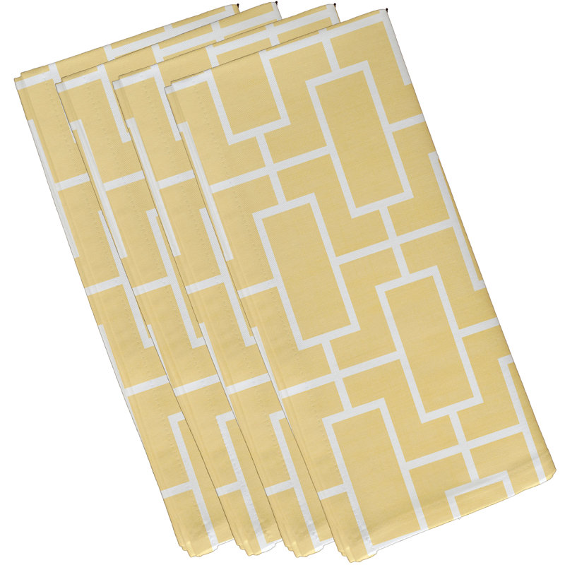 Serviette 22 "Caleb-Jay, Jaune