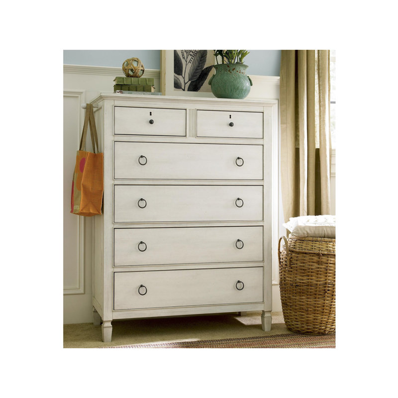 Summer Hill 6 - Drawer Dresser, White