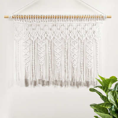Cantonnière en coton sur mesure 40 po