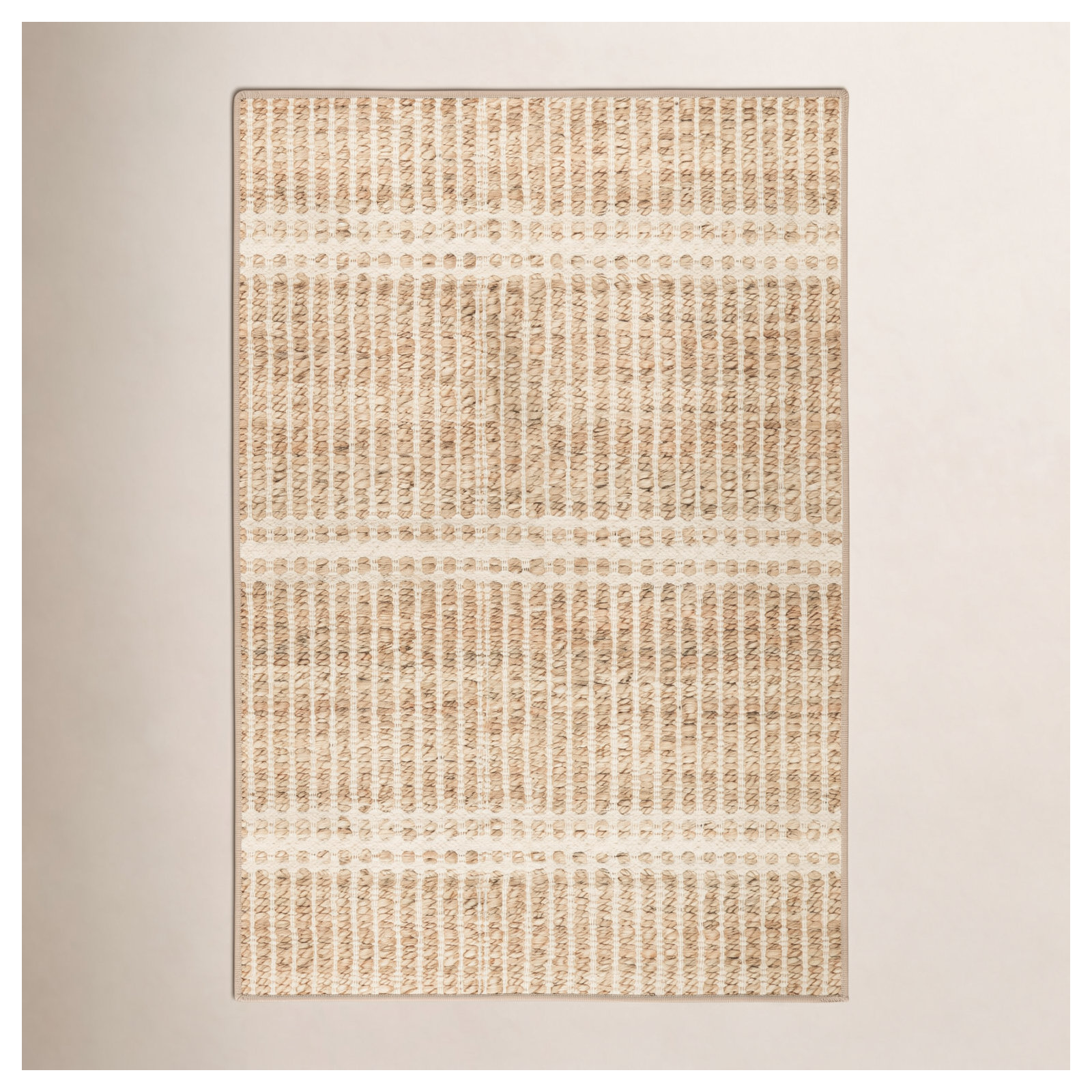 Arbor Natural Machine Washable Rug, Rectangle 6' x 9'