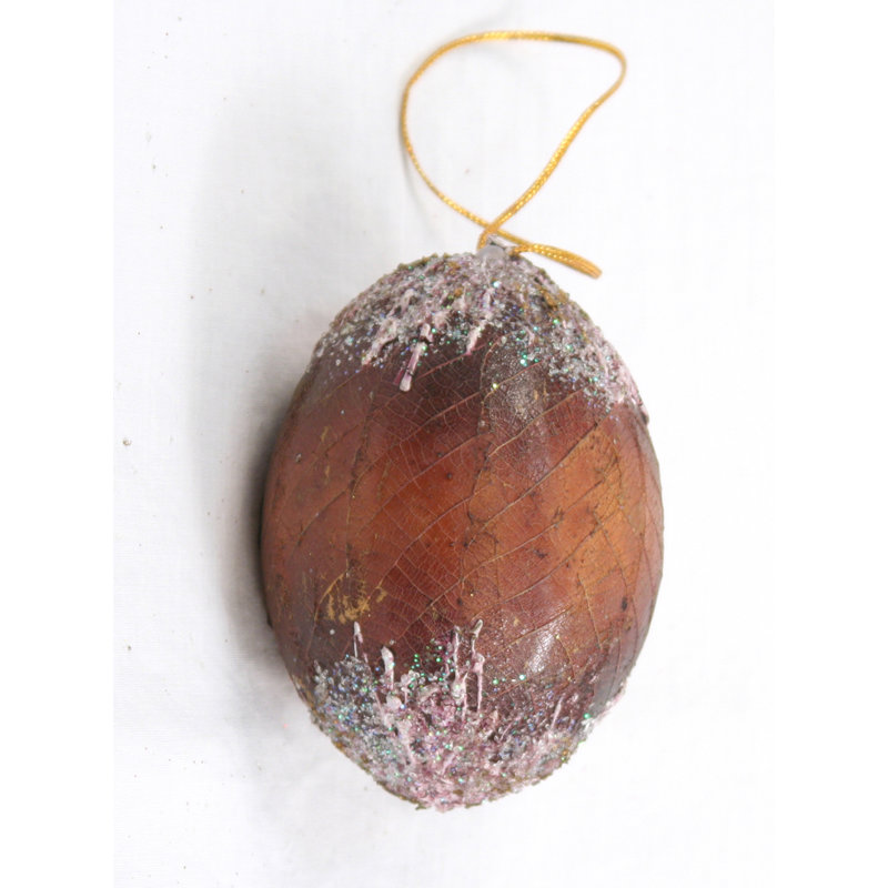 4'' Fabric Holiday Shaped Ornament