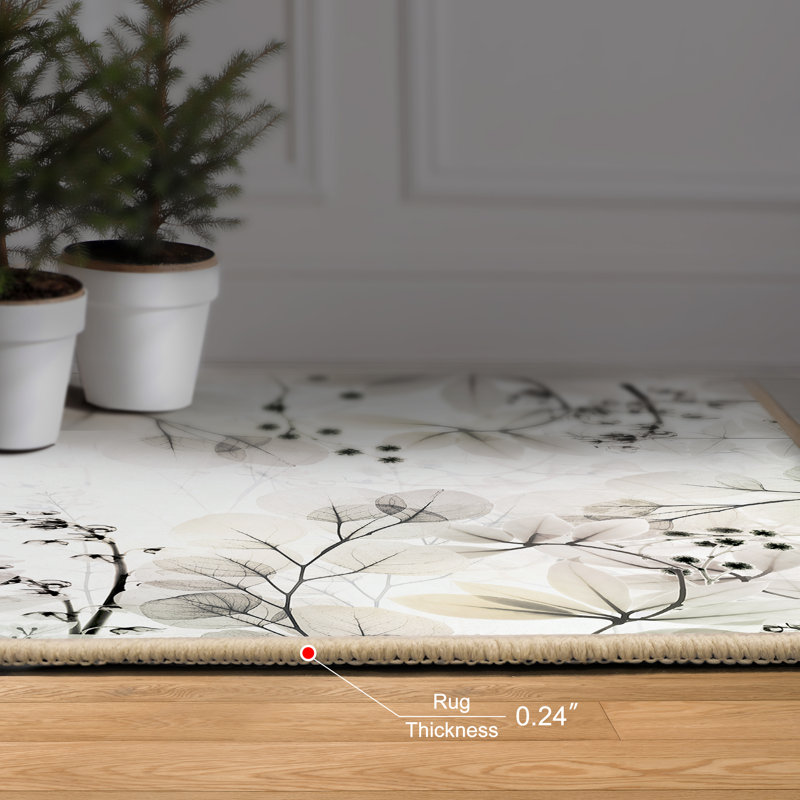 Dree Floral Indoor Rug, Rectangle 7'6" x 10'4"