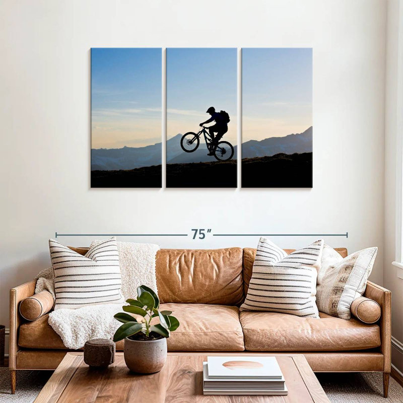 Senne Moutain Bike Wheelie, 36" H x 57" W