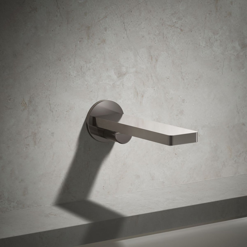 Composed® Wall-Mount Tub Spout, Vibrant Titanium