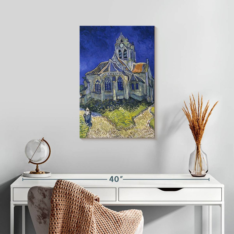 Adella, Église d'Auvers sur Oise, H 24 po x l 16 po