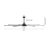  96'' Industrial Ceiling Fan with Light and Remote, 8 Aluminum Blades Large Ceiling Fans, 3CCT, 6-Speed Reversible Noiseless DC Motor-91062119-91132636