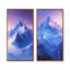 «Alaska Snow Capped Summits At Twilight III», art mural 2 panneaux-2039805023-2039805018-2039805009