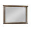 Miroir rectangulaire en bois massif et manufacturé-98524803