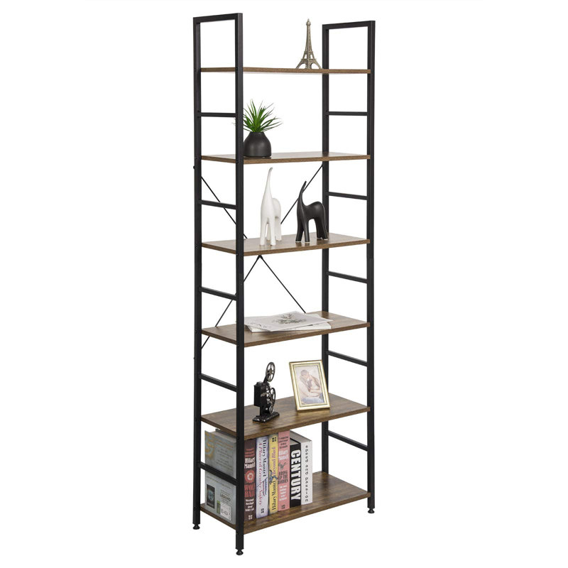 Abbie-Rayne 180 cm H x 60 cm W Iron Etagere Bookcase