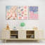 3 Piece Wrapped Canvas Print-334565767