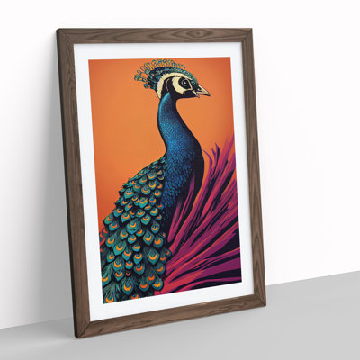 Virtuous Peacock - Single Picture Frame Print