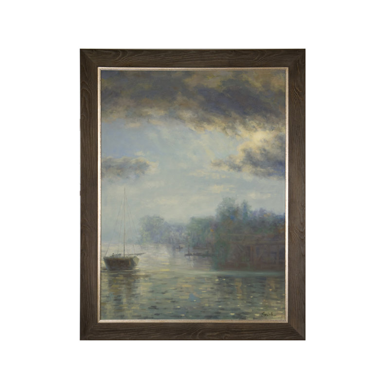 Moonlit Harbour Print by Smith
