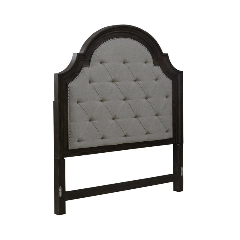  Trelawny Upholstered Arched Panel Headboard, Queen