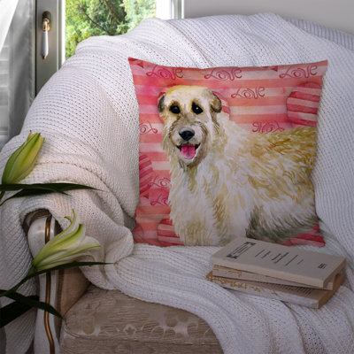 Coussin décoratif intérieur/extérieur morkie love