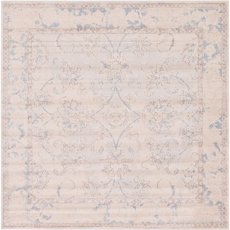 Ikat Indoor Rug, Square 8'