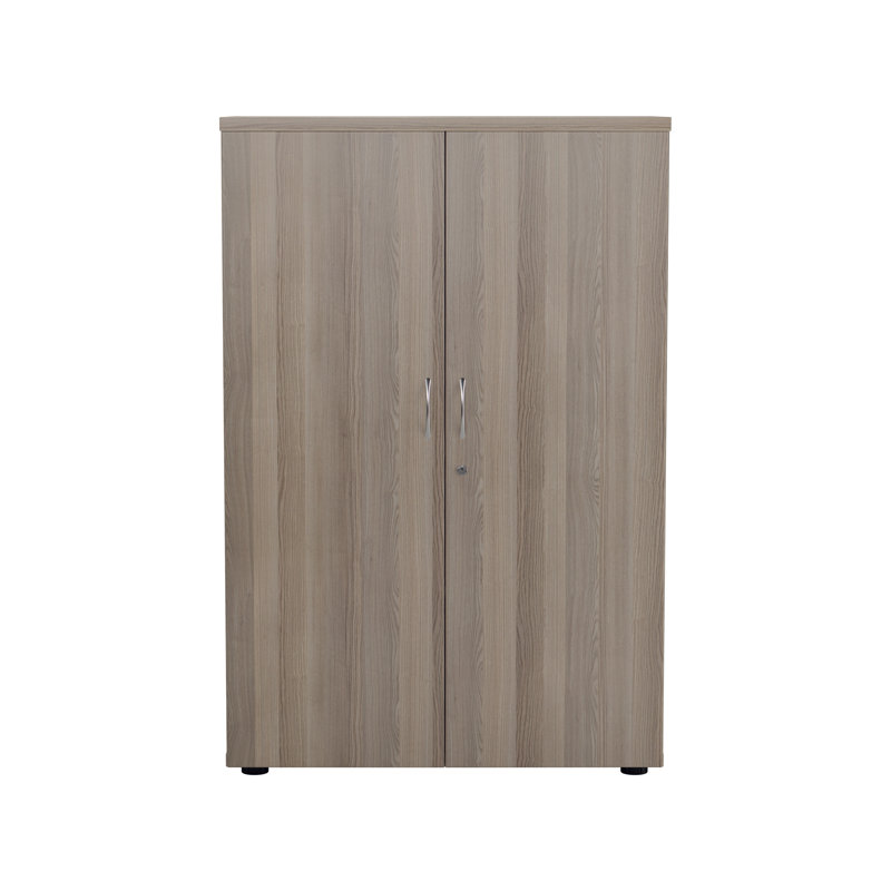 Buariki 2 -Door Storage Cabinet, Grey Oak