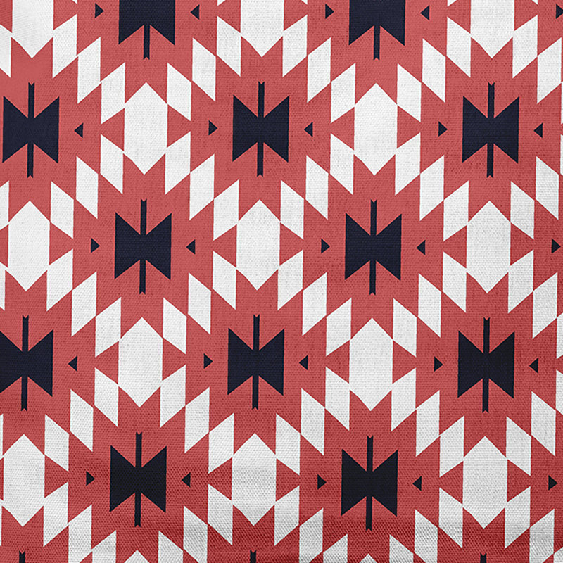 Housse de coussin d'extérieur carré et insert, 18 po x 18 po, Corail