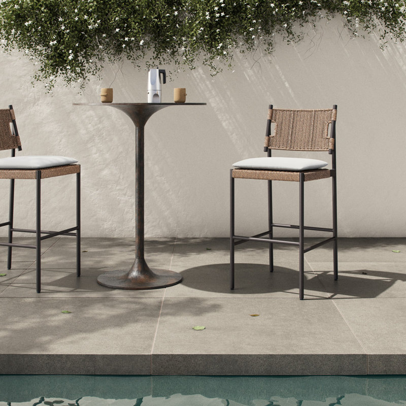 Miller Outdoor Bar Stool, 29.92"