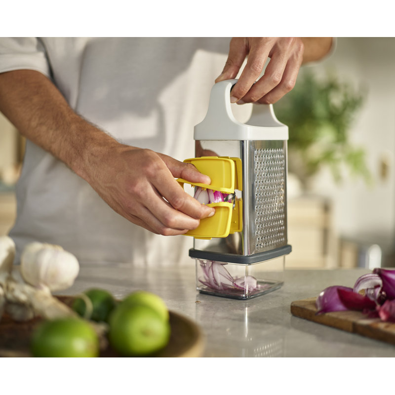 Multi-grip Box Grater With Precision Food Grip