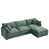 Chenille vert menthe