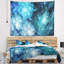 Tapisserie polyèdre pivotante abstract blue-28498147