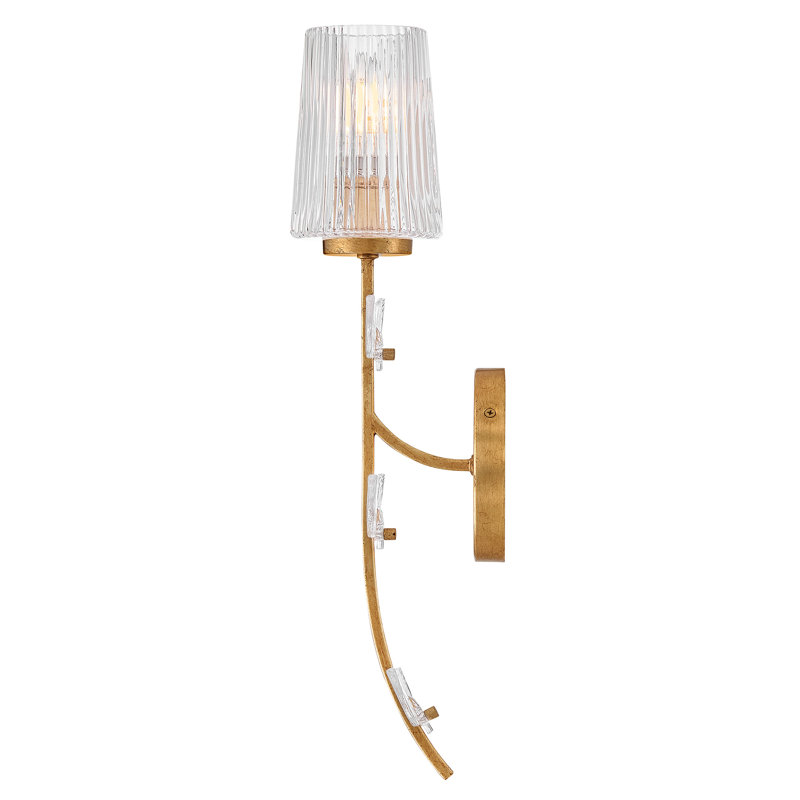Romantic Botanical Single Light Bath Wall Sconce