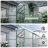 Newly Marketed Gain Height Windproof Aluminum Greenhouse Polycarbonate Greenhouse  Heavy Duty Walk-In Greenhouses For Outdoor Backyard In All Season