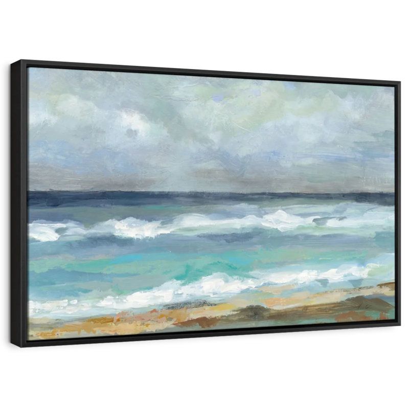 Plage «Seashore Day Wall Art», H 9 po x l 13 po