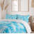 Coastal Polyester Floral Duvet Cover