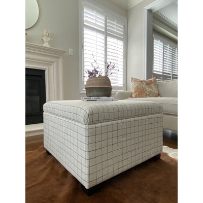 SEAT4U Damber Livingroom Upholstered Storage Coffee Table Cocktail Ottoman
