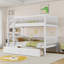 Lit superposé en bois de pin simple avec 2 tiroirs TwinVista-134545986