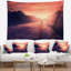 Biker en polyester au coucher du soleil tapisserie avec accessoires suspendus inclus-28489479