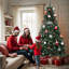 6ft Green Artificial Christmas Tree with pinecone